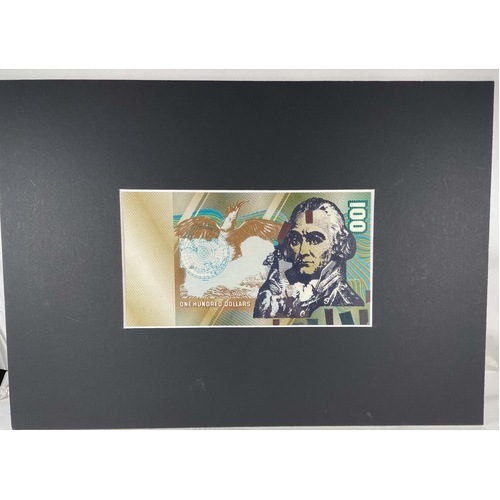 Australia Early Stage Composite Trial 100 Dollar Note Front Design by Max Robinson