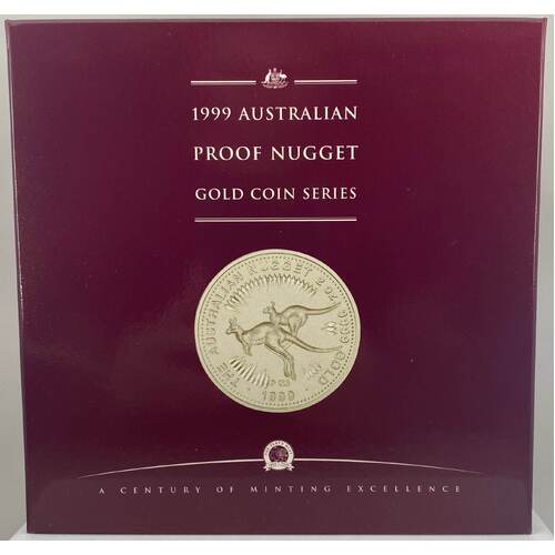 1999 Gold 2oz Proof Kangaroo Nugget Coin