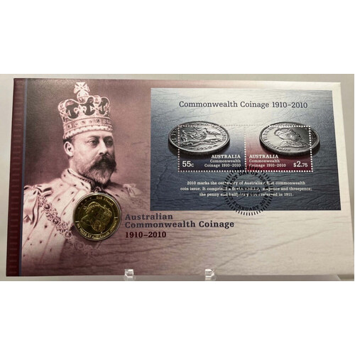 2010 1 Dollar PNC Centenary of Commonwealth Coinage