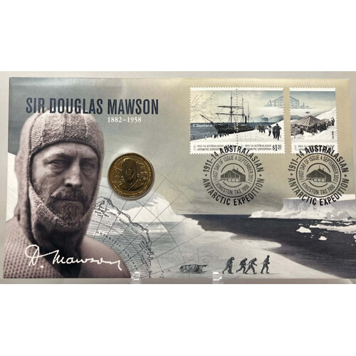 2012 1 Dollar PNC Sir Douglas Mawson