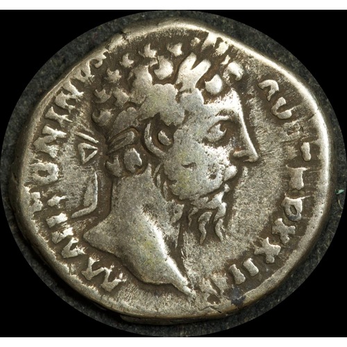 Ancient Rome (Imperial) 161-180AD Marcus Aurelius Silver Denarius RIC III 207 Fine 