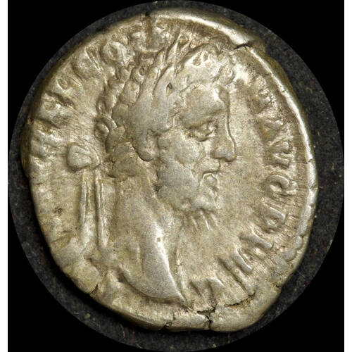 Ancient Rome (Imperial) 177-192AD Commodus Silver Denarius RIC III 259a Fine
