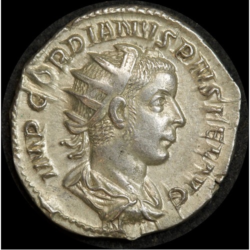 Ancient Rome (Imperial) 238-244AD Gordian III Silver Antoninianus RIC IV 86 Very Fine