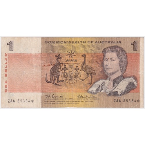 1966 $1 Note Star Note Coombs/Wilson R71sF Fine