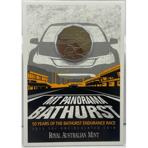 2013 50 Cent Uncirculated Coin 50 Years of Bathurst