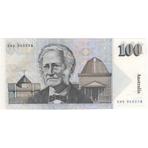 1991 $100 Note Fraser/Cole ZHG 1st Prefix R613F Uncirculated