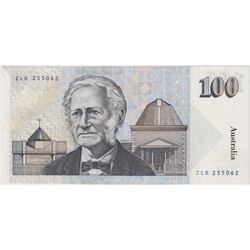 1992 $100 Note Fraser/Cole ZLD Last Prefix R613L about Uncirculated