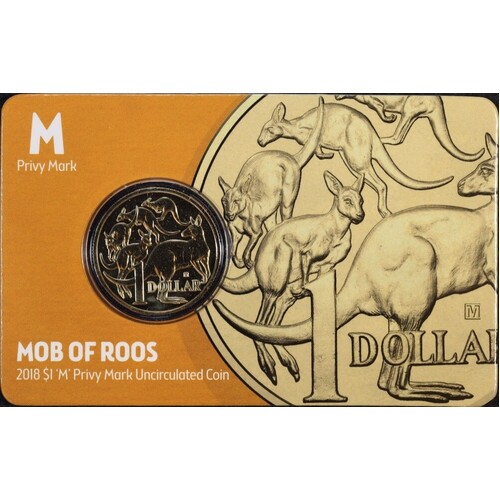 2018 1 Dollar Uncirculated Melbourne Money Expo Privy Mark