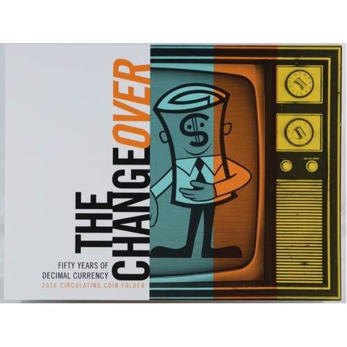 Australia 2016 Uncirculated Mint Coin Set Decimal Changeover Pressin Folder