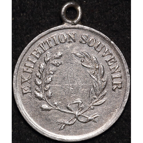 Coolgardie International Exhibition Medallette in Silver 1899 by Stokes