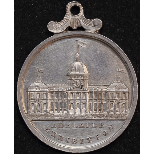 1887 Adelaide Exhibition Medallette in Silver