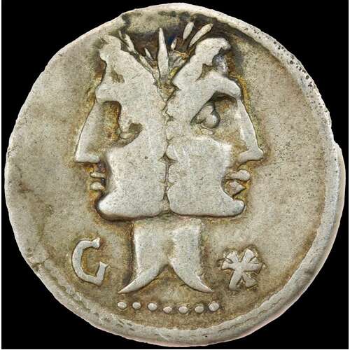 Ancient Rome (Republican) 114-113BC C. Fonteius Silver Denarius RRC 290/1 About VF