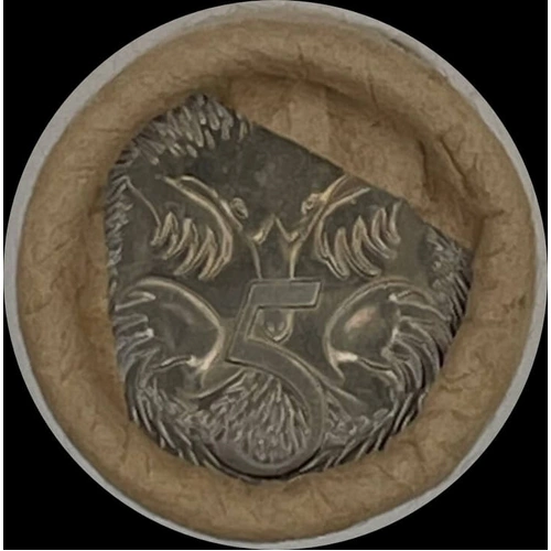 1982 5 Cent Coin Mint Roll Heads / Tails