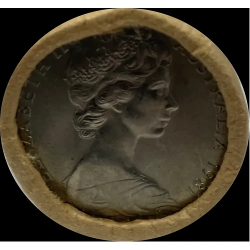 1981 20 Cent Coin Mint Roll Heads / Tails