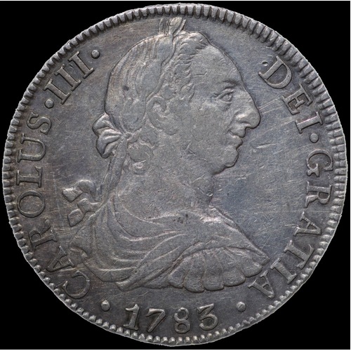 Mexico 1783 Silver 8 Reales KM# 106 good VF