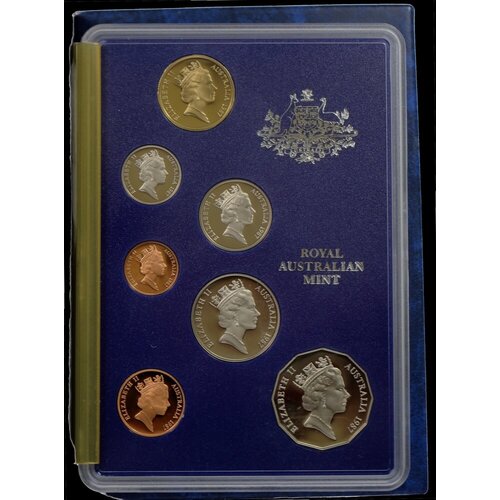 Australia 1987 Proof Coin Set Damaged Packaging