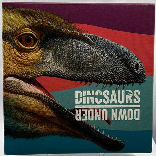 2022 Silver 1 Dollar Proof Coin Dinosaurs Down Under Timimus C Mintmark