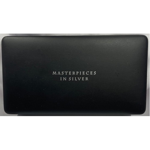 1997 Masterpieces in Silver Proof Coin Set Damaged Box