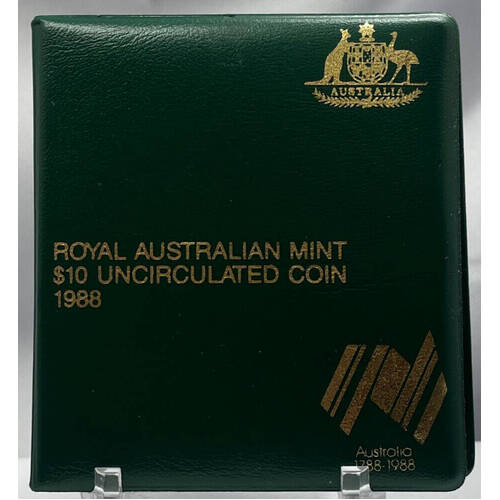 1988 Silver Ten Dollar Uncirculated Coin 