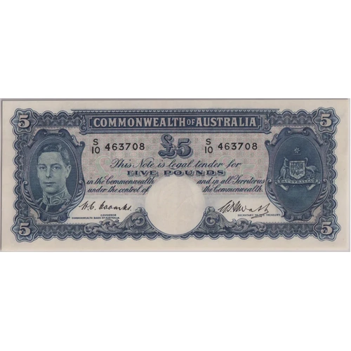 1949 Five Pound Coombs/Watt R47 PCGS AU58