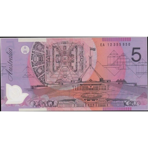 2012 $5 Note Stevens/Parkinson EA12 Last Prefix R#222aL Uncirculated
