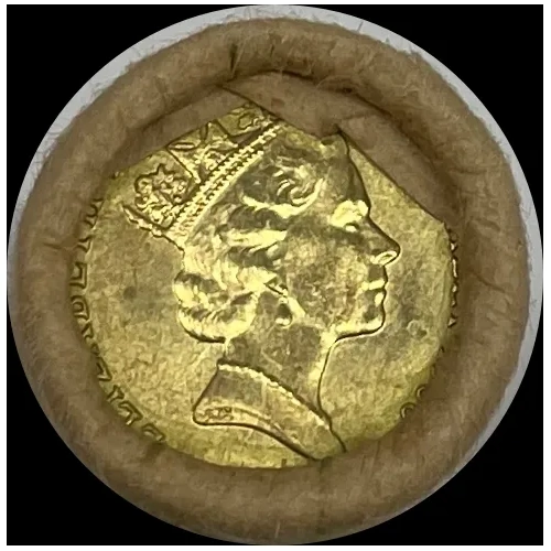 1988 2 Dollar Coin RAM Mint Roll - Heads / Heads