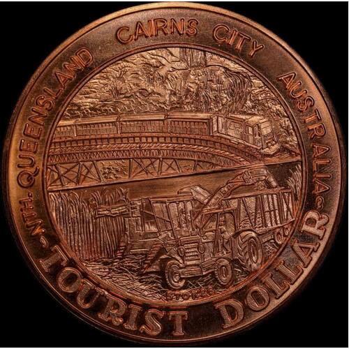 1982 Bronze Tourist Dollar Cairns City Uncirculated