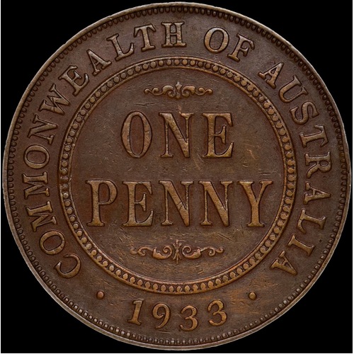1933/2 Penny good VF