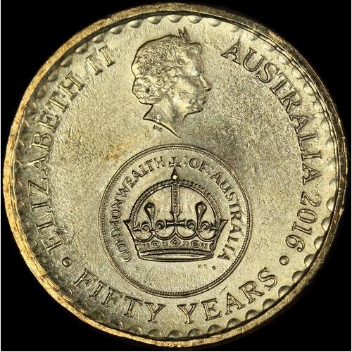 2016 2 Dollar Coin Decimal Currency Changeover Uncirculated