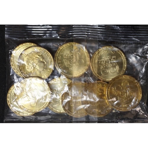 2017 Mint Bag of 10 1 Dollar Coins 100 Years of ANZAC