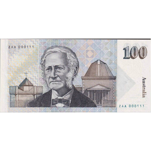 1984 $100 Note ZAA 1st Prefix Johnston/Stone R608F Uncirculated