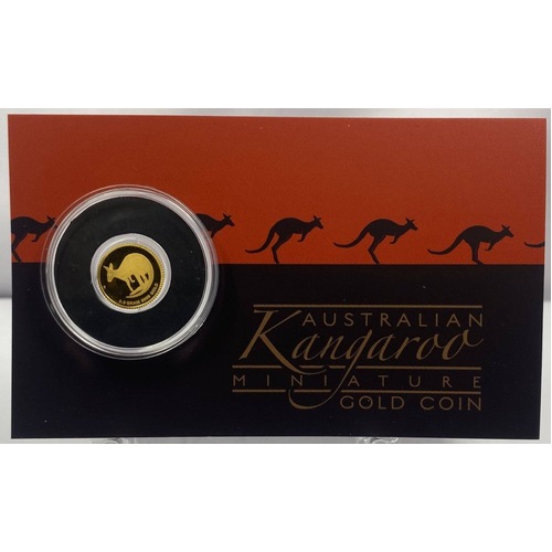 2021 Gold Half Gram Coin Mini Kangaroo