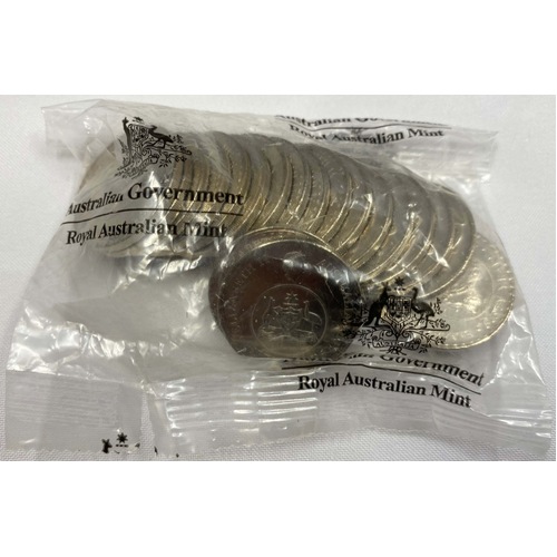 2016 20c Mint Bag of 20 Coins Uncirculated Changeover