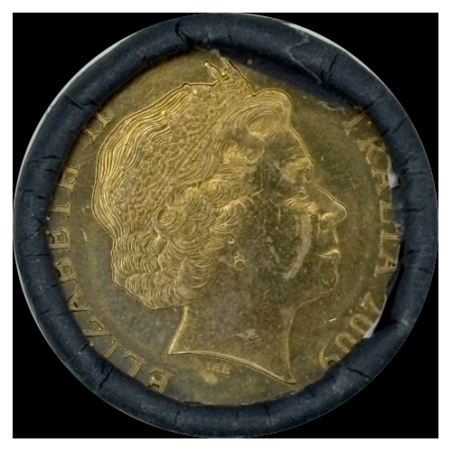 2009 1 Dollar Coin Mint Roll Old Age Pension (Heads/Heads)