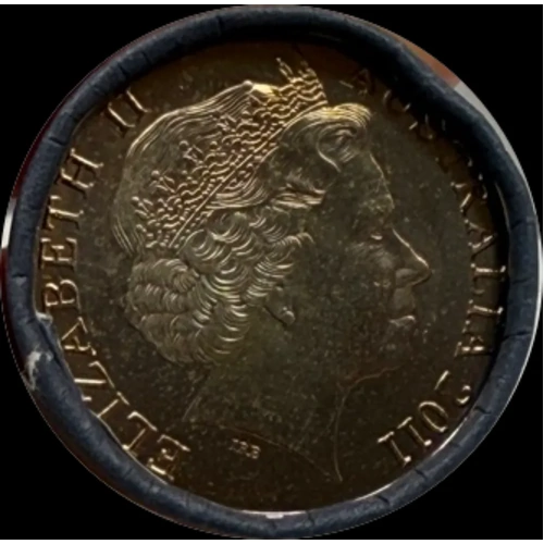 2011 Australian 20 Cent Mint Roll Will and Kate Royal Wedding (Heads/Heads)