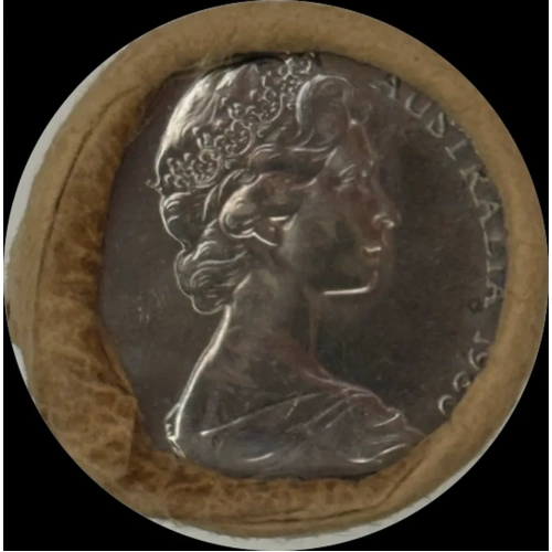 1980 Australian 10 Cent Mint Roll - Heads/Tails