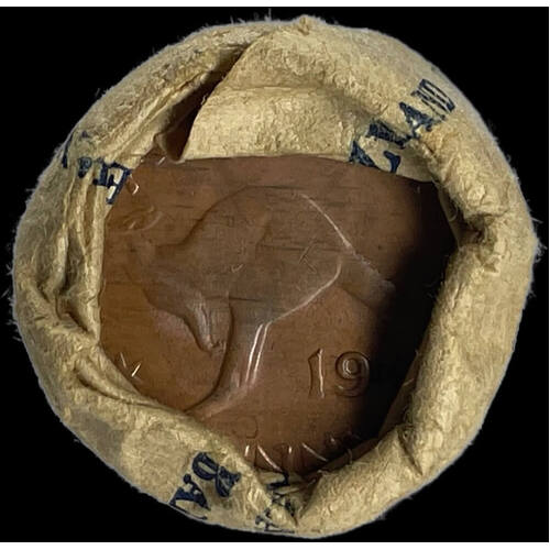 1964-Y Penny Original Bank Roll Of 60 Coins