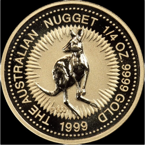 1999 Gold Quarter Ounce Bullion Coin Kangaroo