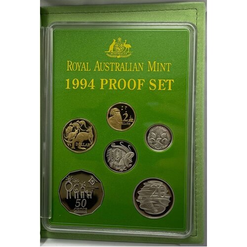 Australia 1994 Proof Coin Set Year of the Family Damaged Packaging