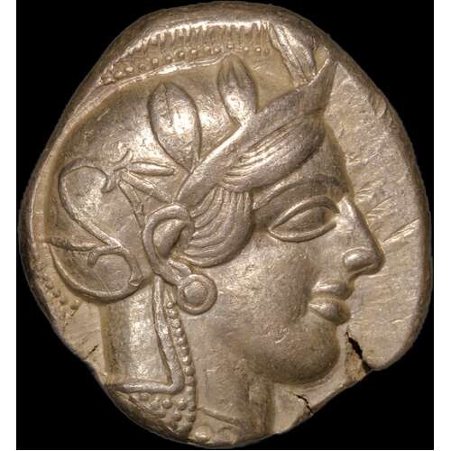 Ancient Greece (Attica) Athens Silver Tetradrachm 454-404 BC Owl about EF