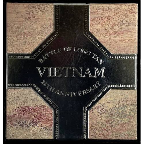 1991 Silver Medallion Long Tan Vietnam 25th Anniversary