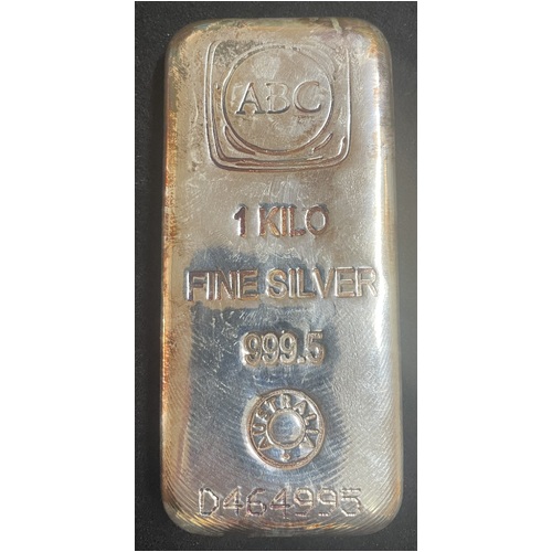 ABC Silver One Kilo Cast Ingot 99.95%