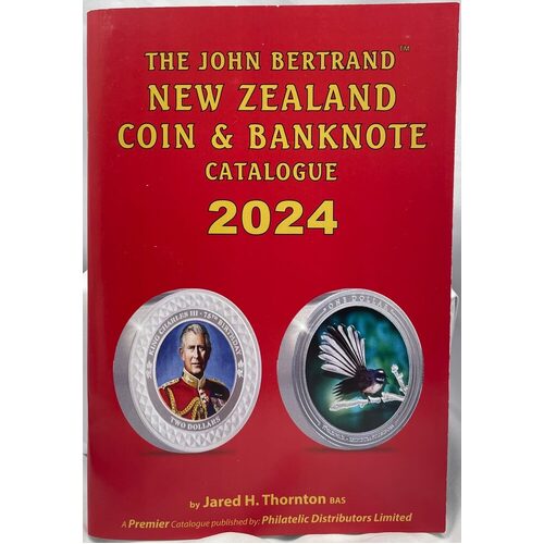 New Zealand Coins, Banknotes & Tokens Values Book 2024 by John Bertrand