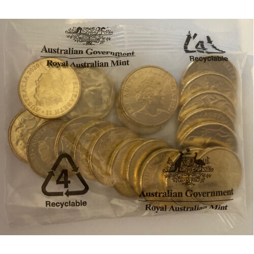 2020 Mint Bag of 20 Uncirculated $1 Coins