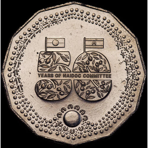 2024 50 Cent Uncirculated Coin - NAIDOC 50 Years