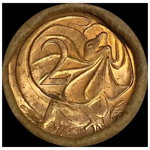 1972 Two Cent RAM Mint Roll Heads / Tails