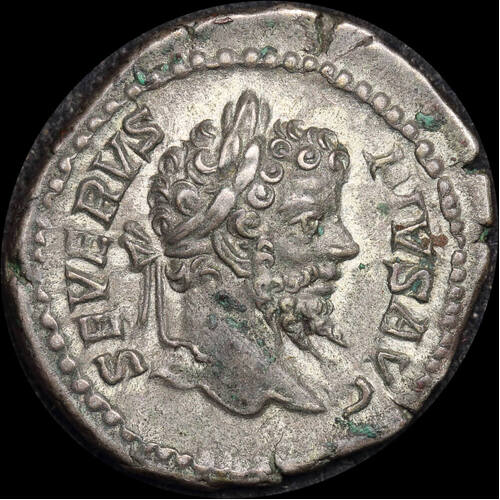 Ancient Rome (Imperial) 202 210 AD Septimius Severus Silver Denarius Victory RIC IV 295 good VF