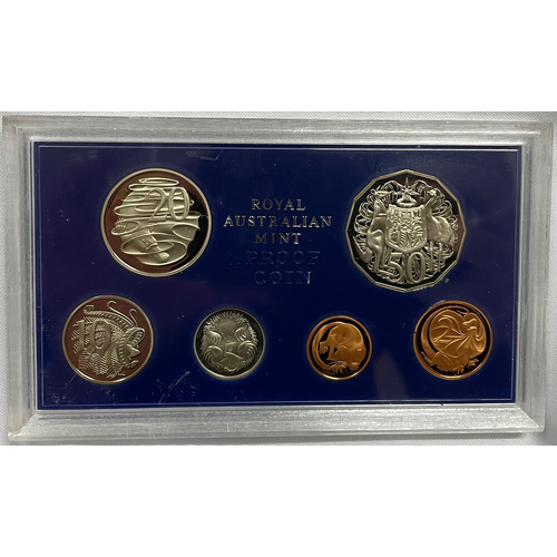 Australia 1980 Proof Coin Set Damaged Packaging