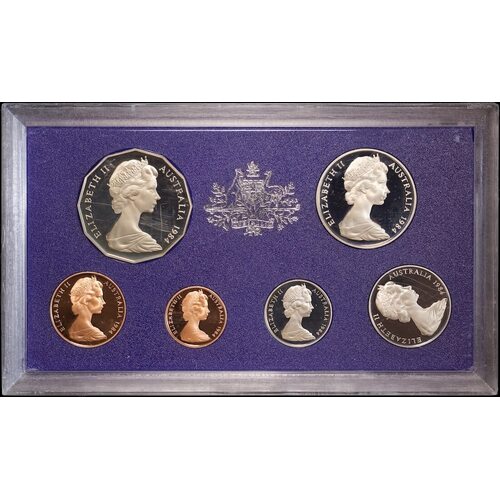Australia 1984 Proof Coin Set Damaged Packaging