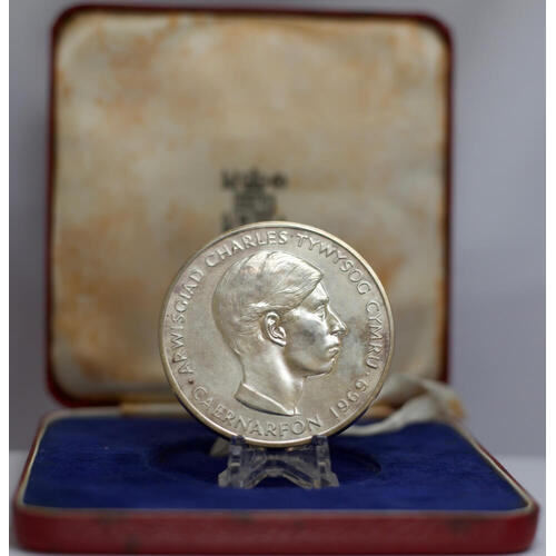 1969 Royal Mint Silver Prince of Wales Investiture Medal